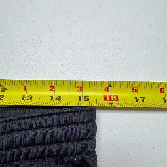 Nike Capris Womens Large‎ Black Dri Fit Workout ActiveWear Yoga Pocket Gym Run - Picture 8 of 12